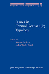 E-book, Issues in Formal German(ic) Typology, John Benjamins Publishing Company