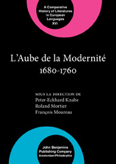 E-book, L' Aube de la Modernite 1680-1760, John Benjamins Publishing Company