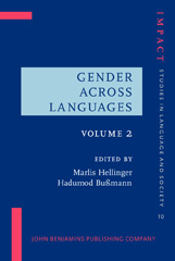 E-book, Gender Across Languages, John Benjamins Publishing Company