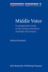 E-book, Middle Voice, Steinbach, Markus, John Benjamins Publishing Company