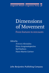 E-book, Dimensions of Movement, John Benjamins Publishing Company