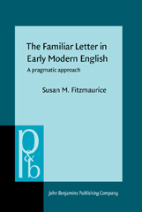 E-book, The Familiar Letter in Early Modern English, John Benjamins Publishing Company