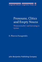 E-book, Pronouns, Clitics and Empty Nouns, Panagiotidis, E. Phoevos, John Benjamins Publishing Company