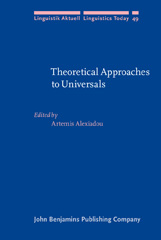 E-book, Theoretical Approaches to Universals, John Benjamins Publishing Company