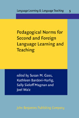 eBook, Pedagogical Norms for Second and Foreign Language Learning and Teaching, John Benjamins Publishing Company