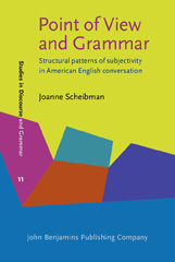 E-book, Point of View and Grammar, Scheibman, Joanne, John Benjamins Publishing Company