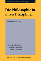 E-book, Die Philosophie in ihren Disziplinen, John Benjamins Publishing Company