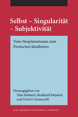 E-book, Selbst - Singularitat - Subjektivitat, John Benjamins Publishing Company