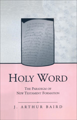 E-book, Holy Word, Baird, J. Arthur, Bloomsbury Publishing