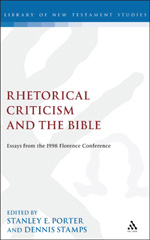E-book, Rhetorical Criticism and the Bible, Bloomsbury Publishing