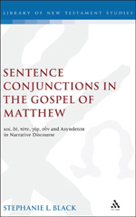 E-book, Sentence Conjunctions in the Gospel of Matthew, Black, Stephanie, Bloomsbury Publishing