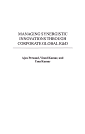 m, Managing Synergistic Innovations Through Corporate Global R&D, Bloomsbury Publishing