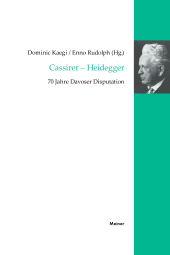 E-book, Cassirer - Heidegger : 70 Jahre Davoser Disputation, Felix Meiner Verlag