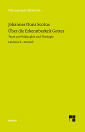 E-book, Über die Erkennbarkeit Gottes : Texte zur Philosophie und Theologie. Zweisprachige Ausgabe, Felix Meiner Verlag