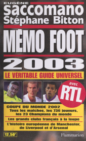 E-book, Mémo foot 2003, Flammarion (réédition numérique FeniXX)