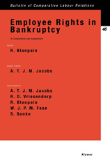 E-book, Employee Rights in Bankruptcy, Kluwer Law International