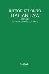 eBook, Introduction to Italian Law, Wolters Kluwer