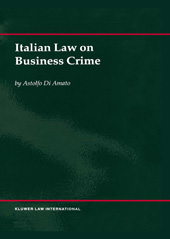 E-book, Italian Law on Business Crime, Amato, Astolfo Di., Kluwer Law International