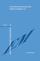 E-book, Cross Border Insolvencies in EU, English and Belgian Law, Kluwer Law International