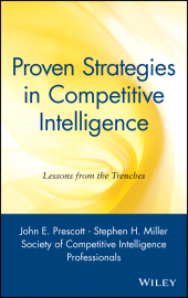 eBook, Proven Strategies in Competitive Intelligence : Lessons from the Trenches, John Wiley & Sons