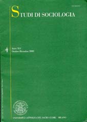 Fascicolo, Studi di sociologia. N. 4 - 2003, 2003, Vita e Pensiero