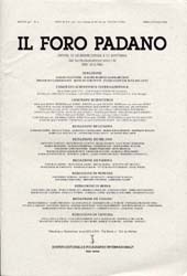 Fascicule, Il foro padano : 59, 2, 2003, 