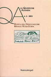 Fascículo, QA : Rivista dell'Associazione Rossi-Doria. Fascicolo 3, 2003, Franco Angeli