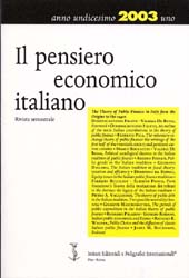 Articolo, Public Choice and the Diffusion of Classic Italian Public Finance, Istituti editoriali e poligrafici internazionali  ; Fabrizio Serra