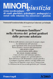 Artículo, I corsi di informazione e preparazione all'adozione nell'esperienza di una équipe sovrazonale, Franco Angeli