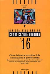 Heft, Rivista italiana di comunicazione pubblica. Fascicolo 16, 2003, Franco Angeli