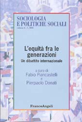 Fascículo, Sociologia e politiche sociali. Fascicolo 1, 2003, Franco Angeli