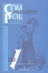 Fascículo, Comunicazione politica. Fascicolo 1, 2003, Franco Angeli  ; Il Mulino