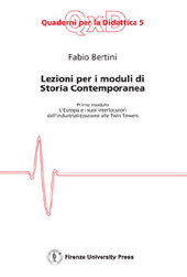 Kapitel, 1. Industria mercati e politica nell'Ottocento, Firenze University Press