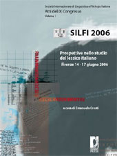 E-book, Prospettive nello studio del lessico italiano : atti del IX Congresso SILFI, Firenze, 14-17 giugno 2006, Firenze University Press