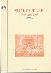 Kapitel, Law and Nature in Shakespeare from Jack Cade in "Henry VI" to Gonzalo in "The Tempest", Longo