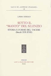Chapter, Capitolo secondo - "De bono silentii" : lineamenti di una morfologia del silenzio, L.S. Olschki