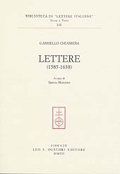 Chapter, Gabriello Chiabrera nello specchio delle lettere, L.S. Olschki