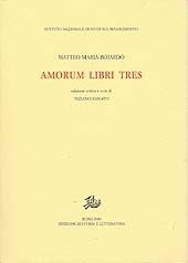 Chapter, Amorum liber primus, Edizioni di storia e letteratura