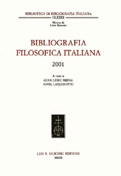 E-book, Bibliografia Filosofica Italiana 2001, L.S. Olschki