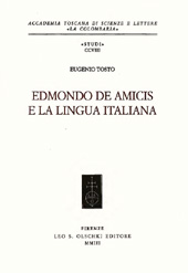 eBook, Edmondo De Amicis e la lingua italiana, Tosto, Eugenio, L.S. Olschki