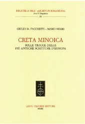 E-book, Creta minoica : sulle tracce delle più antiche scritture d'Europa, L.S. Olschki