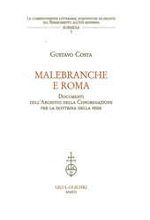 E-book, Malebranche e Roma : documenti dell'Archivio della Congregazione per la dottrina della fede, Costa, Gustavo, L.S. Olschki