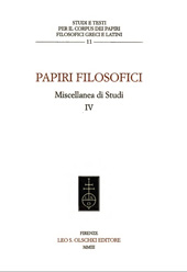 E-book, Papiri filosofici : miscellanea di studi : IV., L.S. Olschki