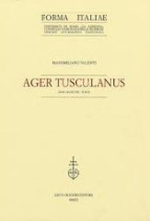 eBook, Ager Tusculanus : IGM 150 III NE - II NO, L.S. Olschki
