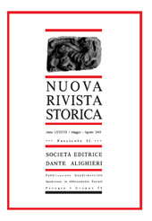 Fascicolo, Nuova rivista storica : LXXXVII, 2, 2003, Società editrice Dante Alighieri