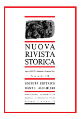 Issue, Nuova rivista storica : LXXXVII, 3, 2003, Società editrice Dante Alighieri