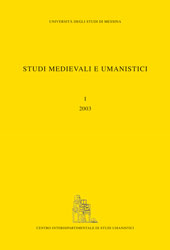 Zeitschrift, Studi medievali e umanistici, Centro internazionale di studi umanistici, Università degli studi di Messina