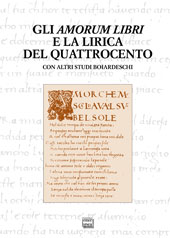 eBook, Gli Amorum libri e la lirica del Quattrocento : con altri studi boiardeschi, Interlinea