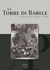 Zeitschrift, La torre di Babele : rivista di letteratura e linguistica, Monte Università Parma