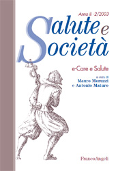 Fascicolo, Salute e società : II, 2, 2003, Franco Angeli